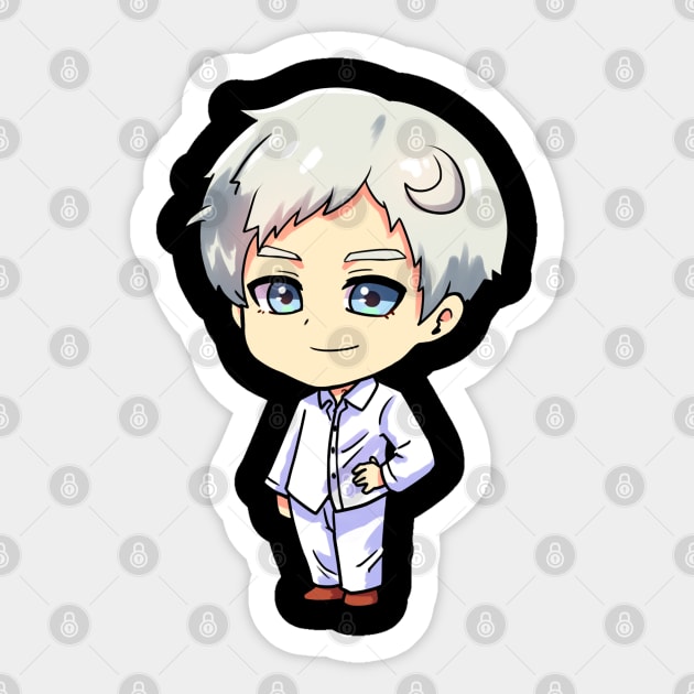 Norman - The Promised Neverland Sticker by Anime Access